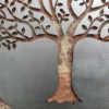 rustic metal tree of life wall disc UK