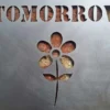 rustic metal to plant a garden is to believe in tomorrow wall sign UK
