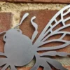 rustic metal honey bee decoration UK
