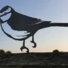 rustic metal blue tit garden ornament UK