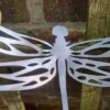 rustic metal 3d dragonfly ornament UK