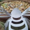 rustic 3d metal bumblebee ornament UK